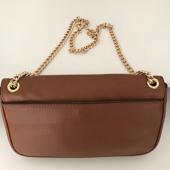 Michael kors brown leather chain Crossbody Bag - Picture 4 of 5
